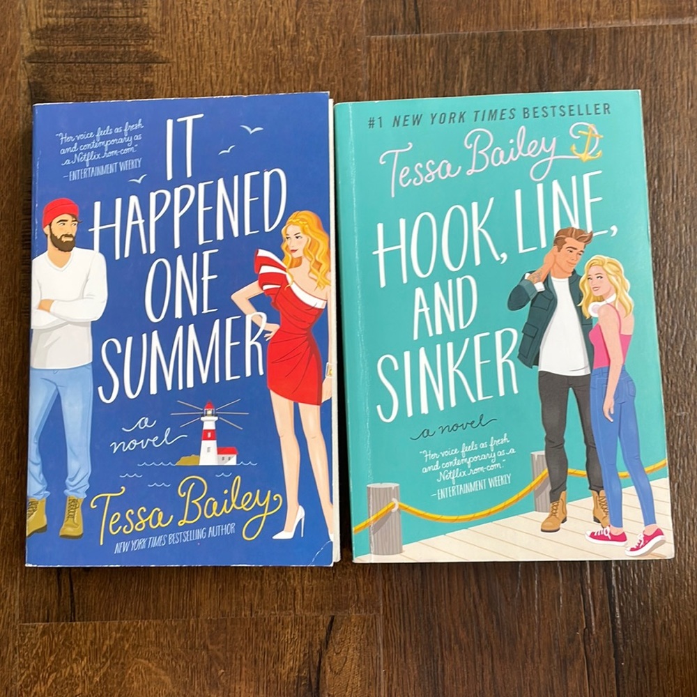 Book 1: It happened one summer Book 2: Hook, line and sinker. By Tessa Bailey